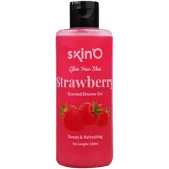Skin'O Strawberry Scented Shower Gel 220 ml - Rokomari